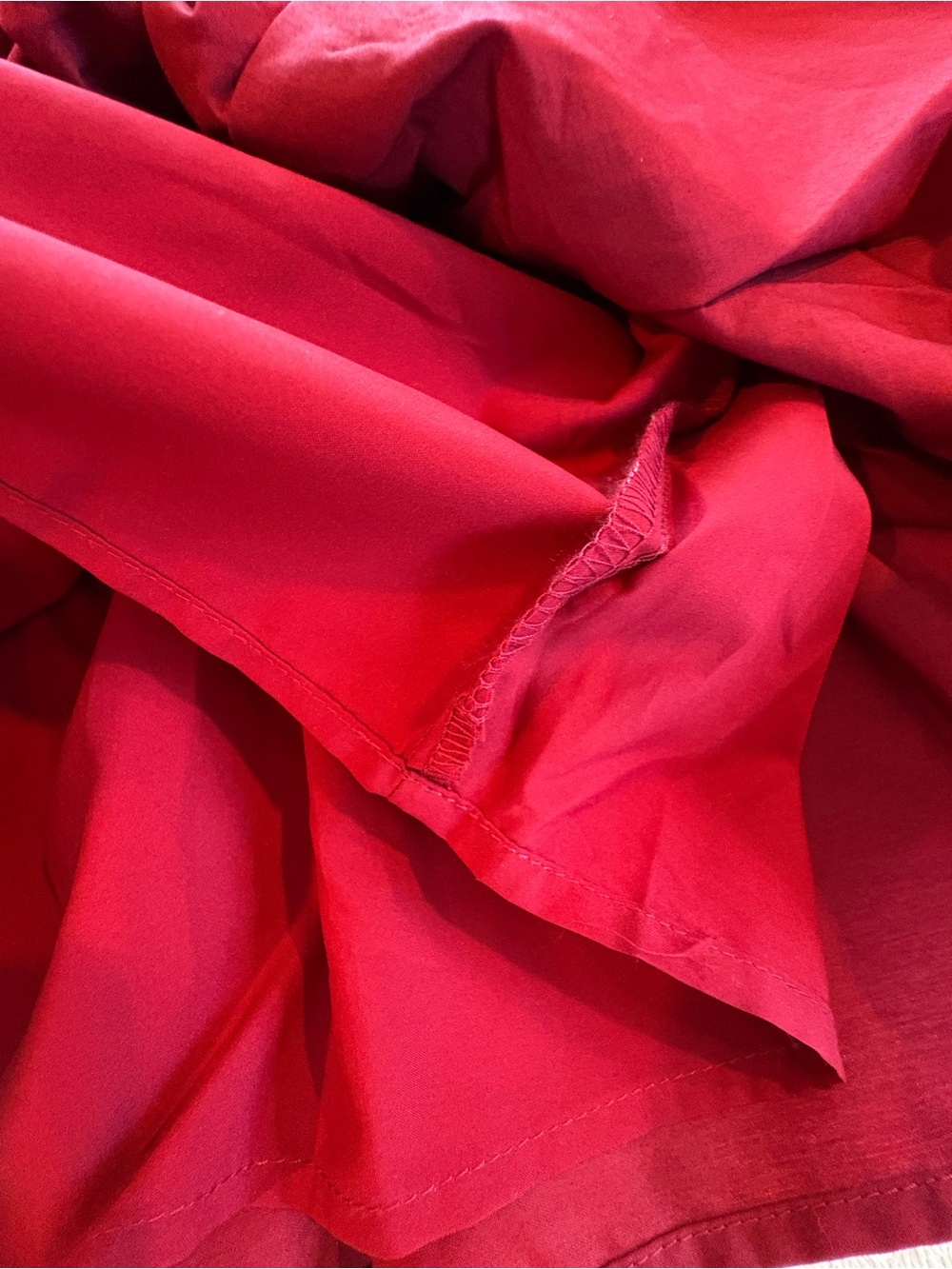 Pepper Mayo Garden Kisses Burgundy Sheer Ruffle Dress Size 6 Rush Cocktail - Picture 7 of 12